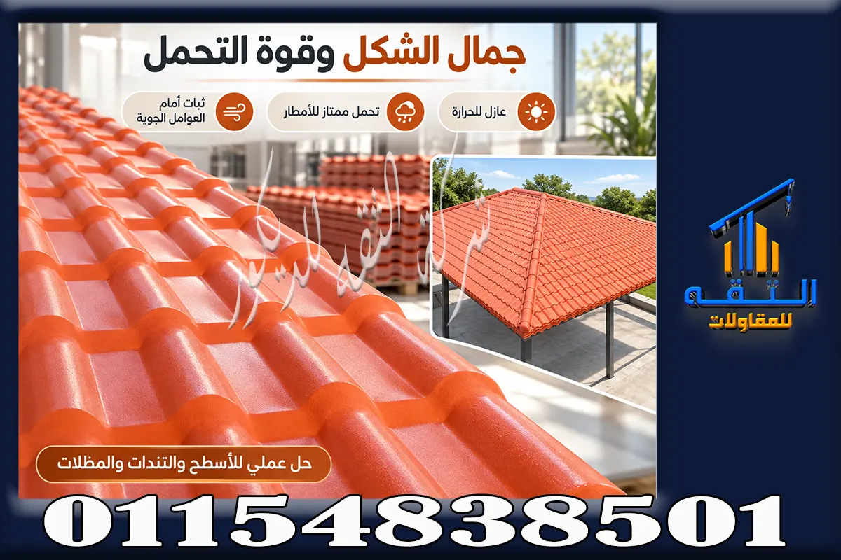 عرض سعر قرميد بلاستيك توريد وتركيب